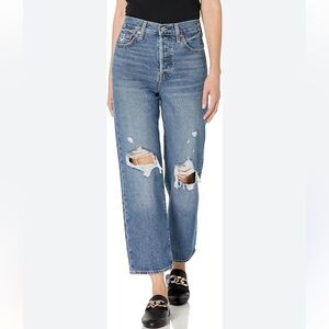 Levi's Blue Straight Leg Women's Jeans